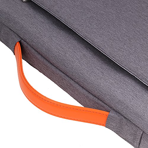 MoKo MacBook Air 13.3″ / Pro 13.3″ Sleeve Hülle – 13.3″-13.5″ Ultrabook Hülle Notebooktasche Schutzhülle Wallet Case Sleeve mit Karten-Slot für MacBook Air / Pro 13.3″/Surface Book 13.5″, Dunkelgrau - 7
