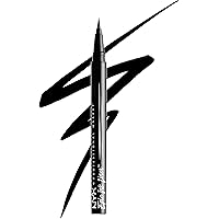 NYX Professional Makeup, Epic Ink Eye Liner, pennellino pigmentato e waterproof, Black