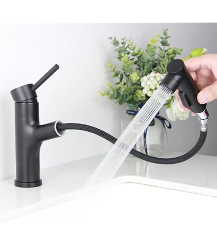 Chrom Armatur Mit Brause Waschtischarmatur Mit Herausziehbarer Brause Waschtischarmatur Mit Herausziehbarer Handbrause Wasserhahn Badezimmer Duschkopf Groß Xxl Armatur Badezimmer