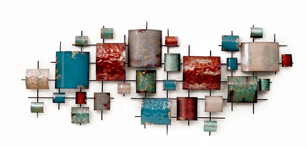 Goedye Escultura De Pared De Metal Diseno De Decoracion De