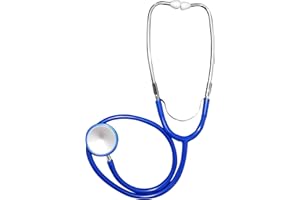 TENSO Dual Head EMT Aluminium Lightweight Doctors Nurses Vet Student Medical Stethoscope - Blue