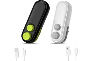 Ankilo 2 Pack Mini Bag Sealer, Handheld Heat Sealer, 2 in 1 Plastic Bag Sealer, Portable Heat Vacuum Sealer, Rechargable Mini Sealing Machine, for Plastic Bags Chip Bags Food Storage