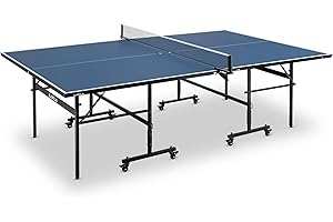 ‎JOOLA JOOLA Tischtennisplatte Inside 13 Tischtennistisch Indoor klappbares Untergestell – Schneller Aufbau-inklusive Netz, blau, 274 x 152,5 x 76 cm