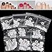 iDealhere 500pcs French False White Feet Toenail Art Acrylic Makeup Tips New