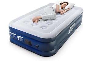 ‎ACTIVE ERA Active Era Premium Luftbett 1 Person, Luftmatratze selbstaufblasend mit eingebauter elektrischer Pumpe & integriertem Kissen, Aufblasbare Matratze für Camping & Gästebett - 99 x 188 x 36.5cm