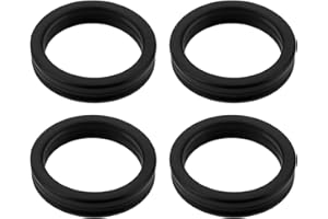 Briny River Lot de 4 joints toriques pour tuyau d'eau de voiture 06B121687 compatible avec Audi A1 (2011-2015) Sportback (2011-2015) A3 (1996-2012) 26,5 x 20,5 x 5,35 mm Noir