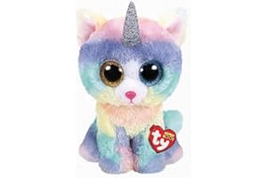 TY - Bonnet Buddy Heather Cat - 24 CM - Modèles variés (avec ou sans corne) -1 pièce