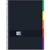 Oxford, Squared Notebook, Extra Cover, Black, 100 Sheets, A4