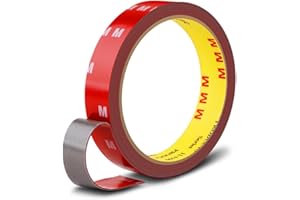 LSUWDE 2 Volumes Number Plate Sticky Pads, Double Sided Sticky Pads Registration Plate Sticky Pads For Car Licence Plate, Registration Plate Holder, Free cut length