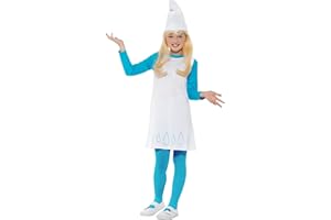 Funidelia | Costume de Schtroumpfette pour filles Les Schtroumpfs, Dessin animé, Les Schtroumpfs, Nain - Déguisement pour enfants et accessoires amusants pour les fêtes, le carnaval et Halloween