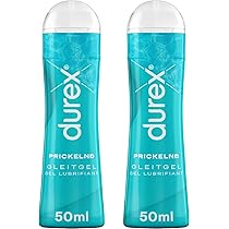 Durex Play Prickelnd Gleitgel auf Wasserbasis, 2 x 50 ml
