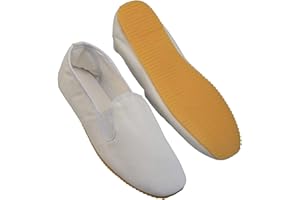 BAY SPORTS Bay Kung Fu Schuhe Thai Chi Chinesische Slipper Gummisohle Wushu Yoga Tai Chi Kampfkunst schwarz Qi Gong Win Tsung