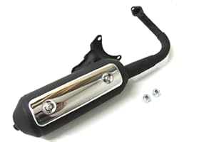 Auspuff Ersatz Auspuffanlage Offen für Aprilia Sportcity SR 50, Gilera DNA Easy Moving Ice Runner Stalker Storm Typhoon, Diesis Fly Free Liberty NRG MC2 MC3 Power NTT TPH Zip SSL