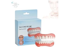 ADFUGE Furzero Silikon-Reline Gebiss-Set,Bikenda Silicone Reline Denture Set,Bikenda Zahnprothese,Aexzr Silicone Reline Denture Set,Soft Denture Reline Kit,Zahnprothesen-Silikon-Reline-Kit (1Satz)