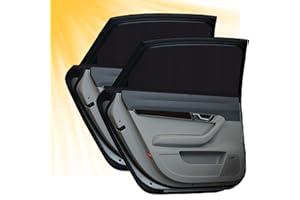 NOYVYDS Pare Soleil Voiture Bébé, 2 Pièces Chaussette Voiture Soleil pour Protection Solaire Enfants et Animaux,Bloquer Les Rayons UV Anti Moustiquaire, Taille Universelle pour Plupart des Voitures