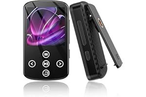 MP3 Player Bluetooth mit Clip : KOVCDVI MP3 Player Kinder 64GB Unterstützung FM Radio Recorder E-Book Reader Wecker OTG Unterstützung bis zu 128GB TF Karte