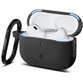 Spigen AirPods Pro 3 ile Uyumlu Kılıf Vault Kaymaz Dokulu Y&uuml;zey Siyah Kapak - ACS09826 (Spigen TR Garantili)