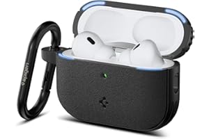 Spigen Vault Hülle Case Kompatibel mit AirPods Pro 3. Generation (2025) mit Sicherem Magnetverschluss - Matt Schwarz