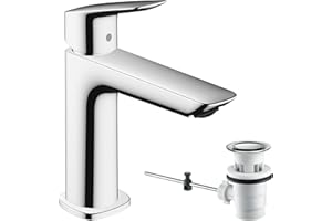 hansgrohe Logis Mitigeur de lavabo 110 avec tirette et vidage, chromé, 71251000