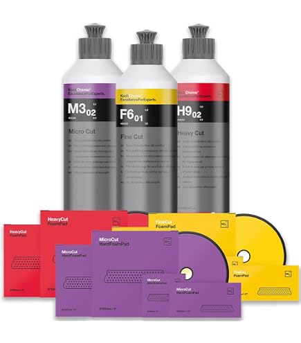 Grand kit de polissage Koch Chemie – 5 pièces – Heavy