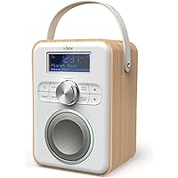 DAB/DAB+/FM Radio with Bluetooth, Mains and Battery Powered Portable ...