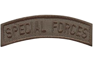 LEGEEON Special Forces SF Tab Badge SOF Ranger Green Berets US Army Tactical Morale Hook Patch