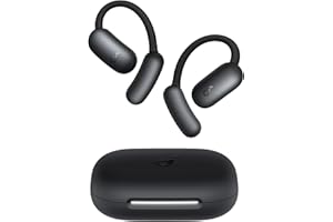 soundcore AeroFit 2 by Anker, Open-Ear Kopfhörer, KI-Übersetzung, anpassbare Ohrbügel, Fester Halt, tiefer Bass, Hi-Res Audio, 42h Spielzeit, Bluetooth 5.4, kabellos Laden, IP55, klare Anrufe durch KI
