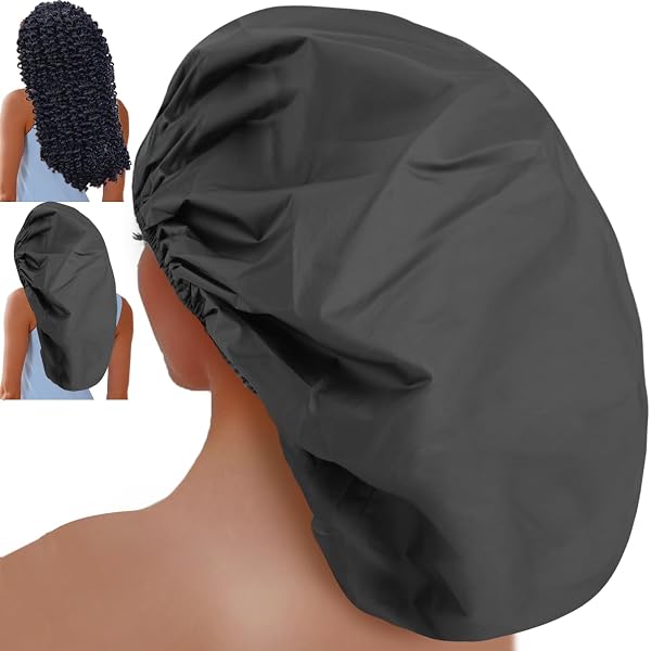 Extra Große Duschhauben Für Lange Haare – 2 Stück, Wasserdicht, EVA-Material, 64 Cm Lang