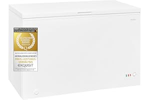 Exquisit® Congelador Horizontal, 300L, Clase D, Color Blanco, Tecnología No-Frost, Control de Temperatura, 2 Cestos, Rumorosidad 41 dB(A), Consumo 185 kWh/año, Medidas 85x128,5x69,6 Cm.