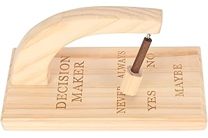 Tissting Decision Maker, Magnetischer Tischpendel Entscheidungshelfer 13 x 20 x 10 cm Zoll Holz Oszillierender Antwort Finde Selektor für Schwierigkeitsstörungen