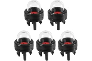 NQEUEPN 5pcs Ampoule d'Amorçage à Clipser, Ampoule d'Amorçage de Carburateur Primer Bulb Compatible avec Les Tronçonneuses 188-512 WT-23A Poulan Echo Ryobi BP42 Homelite Bolens