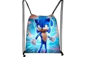 wopin Sac de fitness pour enfants École Sac de fitness Vêtements de sport Petit sac de natation Petit sac d'école à la mode, bleu, L