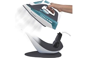 BEPER 50.161 Fer à Repasser sans Fil, Plaque en céramique, Blanc/Octane