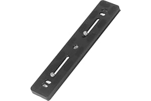 CICIGLOW PU-200A Long Quick Release Plate, 200mm Aluminum Alloy Camera Quick Release Mount with D Ring Screw for Arca for CAMBOFOTO for Fotopro for JUSINO for Kingjoy Ball Head