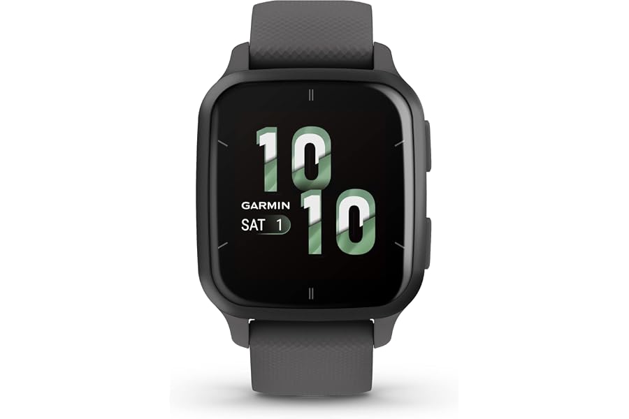 Garmin [renewed] Venu Sq 2 - GPS-Fitness-Smartwatch mit 1,4" AMOLED Display, integriertem Schlafanalyse und über 25 Sport-Apps, bi
