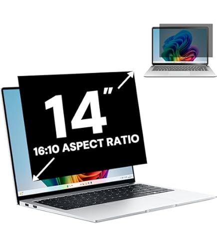 13 14 15.6 Inch Laptop Privacy Screen Protector Anti Glare Monitor Anti Spy Filter 16 9 Aspect Ratio I.893036113