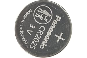 ‎Corp. Panasonic Panasonic CR2025 Pila botón de Litio 3V, 165mAh, Blister de 6
