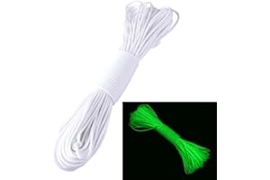 yuyte Luminous Parachute Cord 9 Strand 550 Glow in the Dark Paracord Parachute Cord