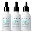 Arata Intensive Hair Growth Serum With 3% Redensyl, 3% Procapil, Onion, Turmeric, Rice Water | Controls Hair Fall, Stimulates Hair Growth, Increases Hair Density | Hair Growth Serum for Men & Women | Pack of 3 (90ml)
