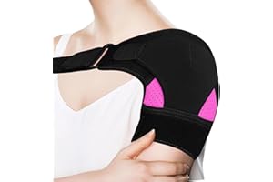 INBOLM Shoulder Brace,Shoulder Support for Women Adjustable Shoulder Supports Rotator Cuff for Men Shoulder Relief Pain Rotator Cuff Support Fits Left and Right