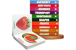 My First Library Set of 10 Board Books for Kids, Early Learning Book for Babies & Toddlers, Alphabets, Body Parts, Numbers, 1-3 Years (Kids' First Library Box Set)