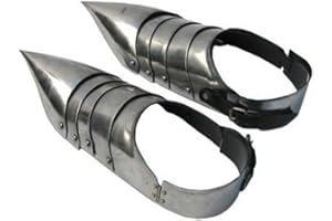 THOR INSTRUMENTS Steel Gothic Armor Shoes - One Pair - Wearable Replica Armor Costume
