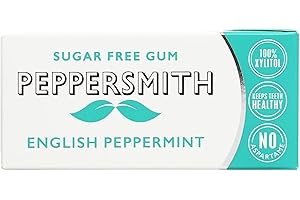 Peppersmith English Peppermint Sugar-Free Gum, 15 g