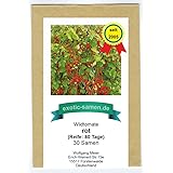 Wildtomate rot - krankheitsresistent - auch für den Kübel oder Hängeampel - 30 Samen