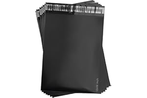 MXtore Postage Pack - 30 Black 12x16 inch Self Seal Parcel Bags for Posting Clothes - Tear Resistant Shipping Bags