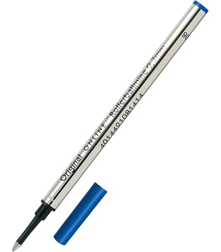 20 Minas De Bolígrafo G2 1.0 Mm - Recambios Metálicos, 10 Azules Y 10 Negras, Para Escritura Suave Y Duradera