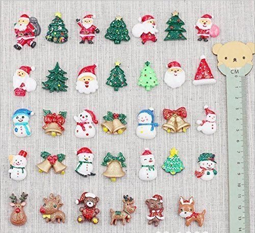 MSAI 20-Pack Christmas Ornaments Refrigerator Magnets, Christmas Fridge Magnet Home Decoration with Santa Claus, Reindeer, Christmas Trees &amp; Bells, Snowman