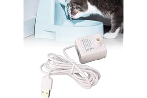 BAOFUYA Bomba de Agua USB Silenciosa para Fuente de Mascotas, Motor DC sin Escobillas, Mini Bomba con Protecci¨®n contra Funcionamiento en Seco
