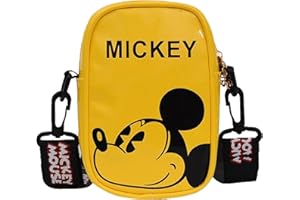 Mickey Mouse Tasche Kinder,Wopin- Süße Mickey Mouse Geldbörse Mädchen,Mickey Mouse Umhängetasche Mädchen,Mickey Mouse handtasche mädchen,Mickey Mouse Portemonnaie Kinder,Mickey Mouse Geschenke