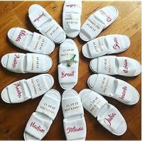 Spa Slipper Hochzeit Junggesellinnenabschied Wellnessgutschein- Für müde Tanzfüße